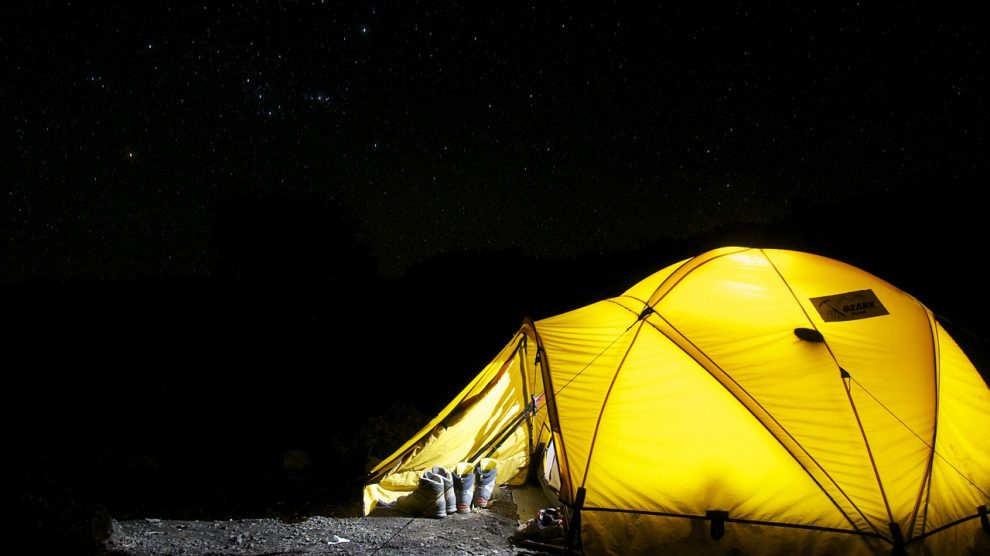 Camping Tent Nacht